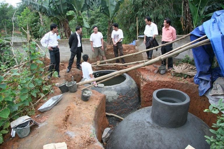 Hầm biogas composite trong chăn nuôi