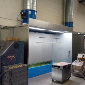 Buồng sơn màng nước được ứng dụng trong nhiều lĩnh vực công nghiệp