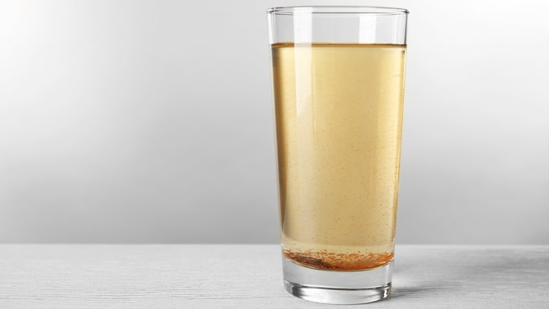 Cách kiểm tra nước có nhiễm sắt hay không