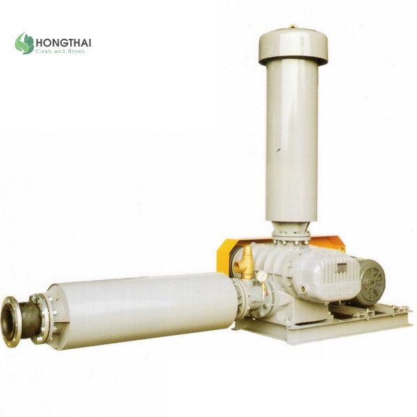 Máy thổi khí Root lưu lượng lớn cho bể hiếu khí công nghiệp