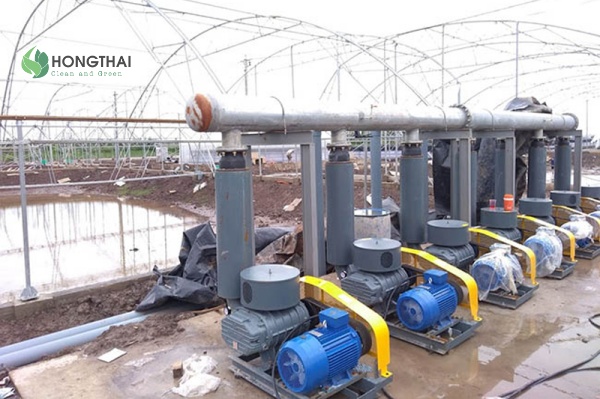 Máy thổi khí trong hệ thống xử lý nước thải